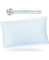 Nestl Heat and Moisture Reducing Ice Silk and Gel Infused Memory Foam King Pillow