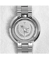 Bulova Women's Rubaiyat Diamond (1/4 ct. t.w.) Two-Tone Stainless Steel Bracelet Watch 35mm