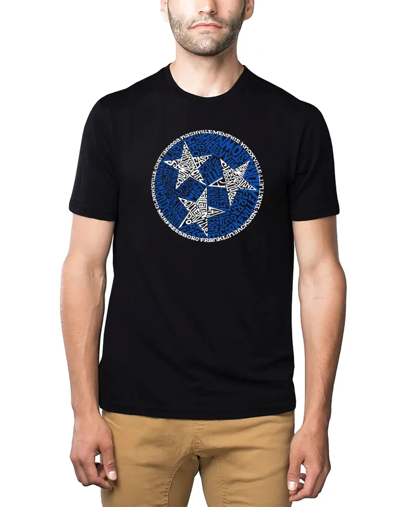 La Pop Art Men's Premium Word T-shirt - Tennessee Tristar