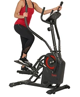 Sunny Health & Fitness Magnetic Vertical Elliptical Cardio Climber Machine and Exercise Stepper, Workout Cross Trainer, Sf-E3919