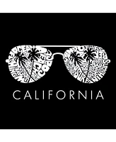 La Pop Art Men's Word - California Shades Long Sleeve T-Shirt