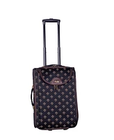 American Flyer Fleur De Lis 4 Piece Luggage Set