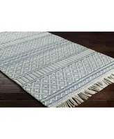 Closeout Surya Farmhouse Tassels Fts Denim Rug