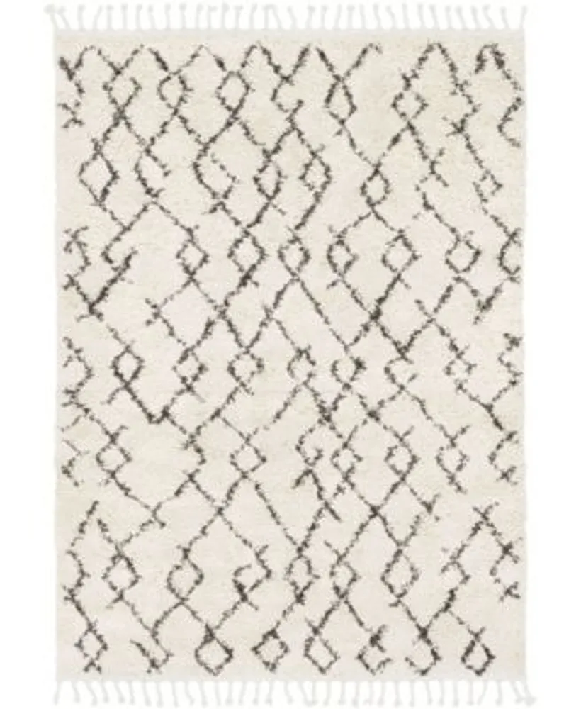 Surya Berber Shag Bbe Charcoal Area Rug
