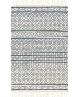 Closeout! Surya Farmhouse Tassels Fts-2304 Denim 8' x 10' Area Rug