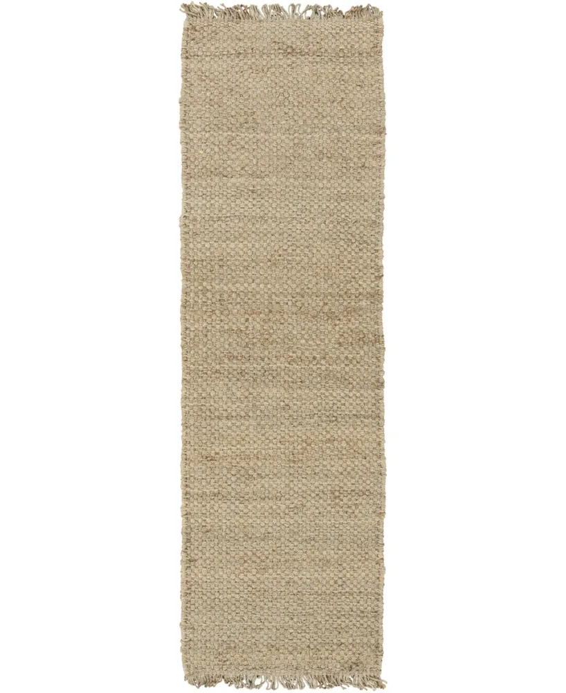 Closeout! Surya Tropica Awap-5003 Khaki 2'3" x 8' Runner Area Rug