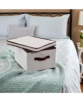 Household Essentials Canvas Large Storage Box