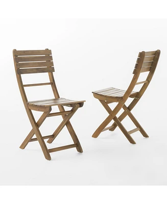 Noble House Positano Outdoor Foldable Dining Chairs