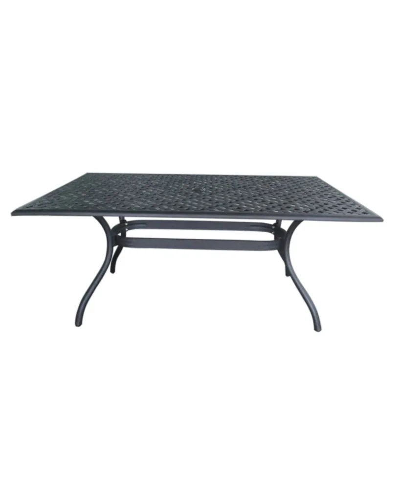 Noble House Caruba Cast Rectangular Table