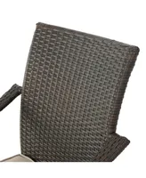 Noble House Kamal Stacking Chairs, Set of 4
