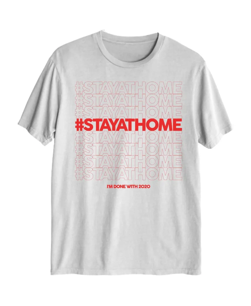 Hybrid Men's Stay at Home Graphic T-Shirt