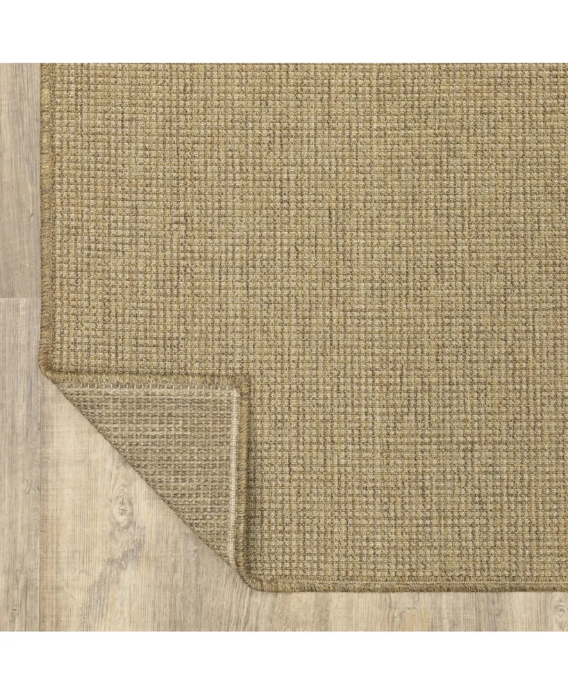 Jhb Design Magu MAG05 Tan 8'6" x 13' Outdoor Area Rug