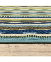 Oriental Weavers Caspian CAS02 6'7" x 9'6" Outdoor Area Rug