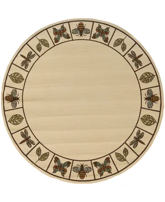 Jhb Design Negril NEG01 Ivory 7'10" Round Rug