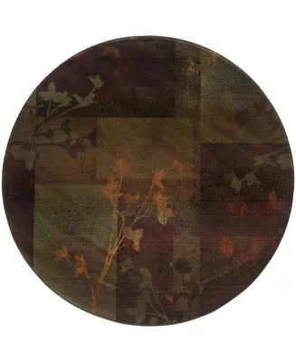 Jhb Design Kismet KIS09 Purple 6' Round Rug