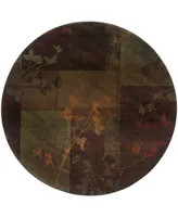 Jhb Design Kismet KIS09 Purple 6' Round Rug