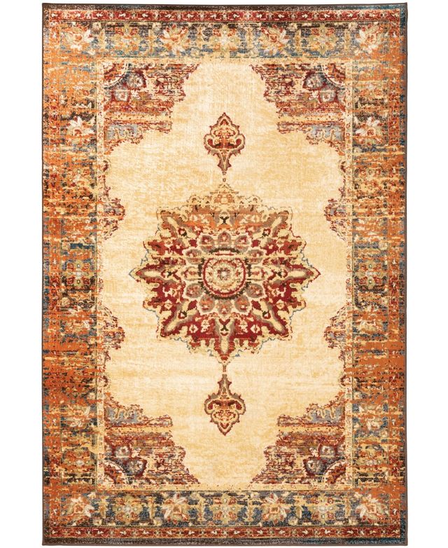 Jhb Design Romeo ROM07 Gold 6'7" x 9'2" Area Rug