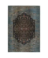 Jhb Design Gotham GOT05 Blue 9'10" x 12'10" Area Rug