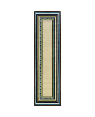 Oriental Weavers Caspian CAS01 2'3" x 7'6" Runner Rug