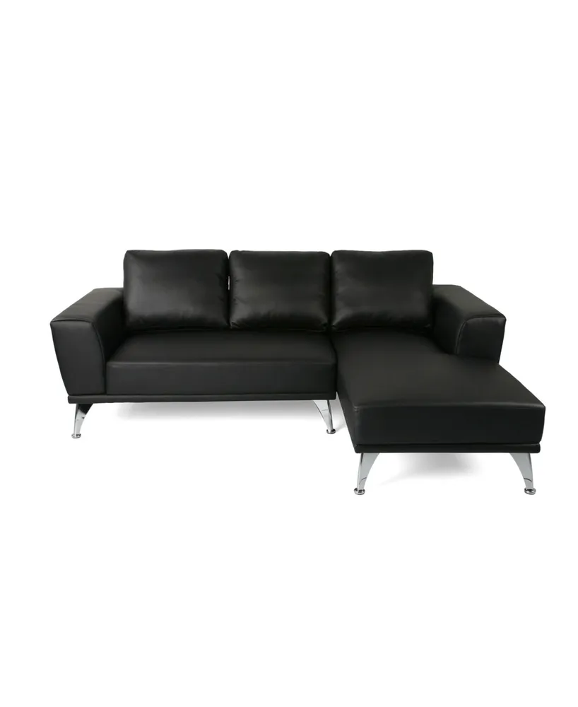 Noble House Connel Modern Chaise Sectional