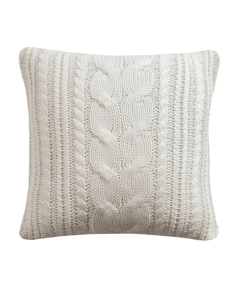 Levtex Camden Cable Knit Decorative Pillow, 18" x 18"