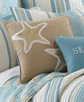 Levtex Maui Sequin Starfish Decorative Pillow, 18" x 18"