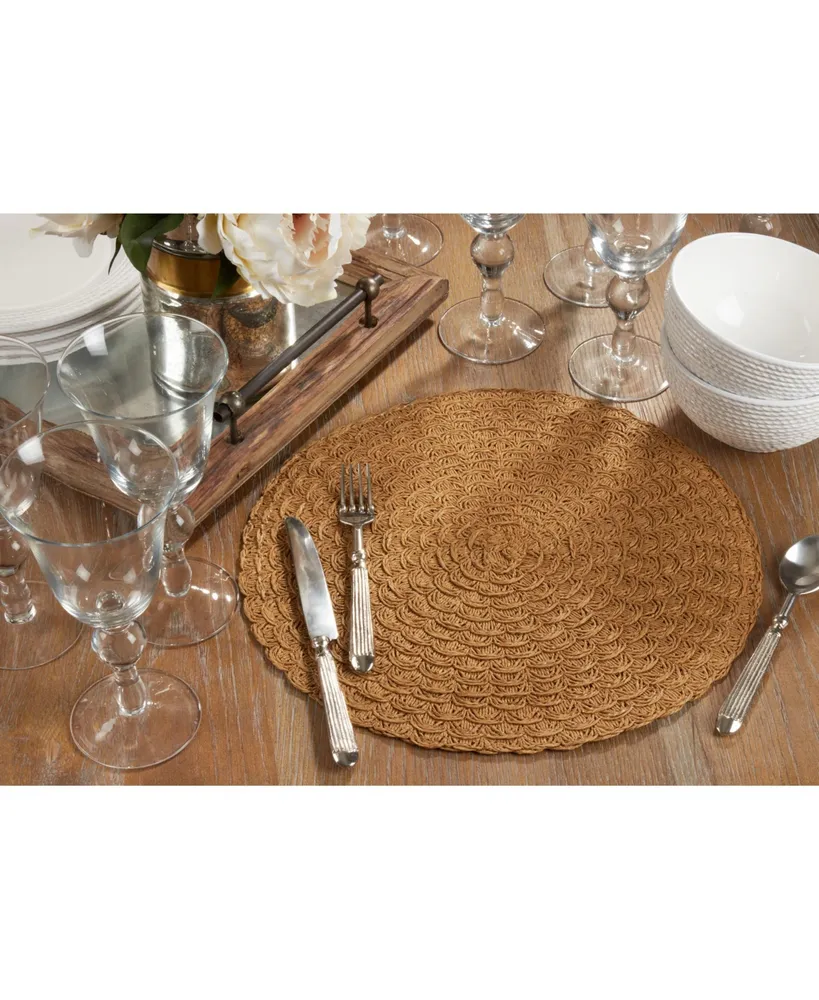 Saro Lifestyle Paper Woven Placemat Set of 4