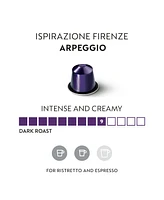 Nespresso Capsules OriginalLine, Ispirazione Firenze Arpeggio, Dark Roast Espresso Coffee, 50-Count Espresso Pods, Brews 1.35 oz