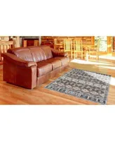 Simply Woven Roselyn R6130 Slate Area Rug