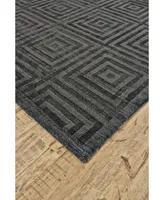 Feizy Gramercy R6326 Slate 7'9" x 9'9" Area Rug