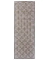 Feizy Melina R3399 Beige 2'10" x 7'10" Runner Rug