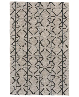 Feizy Enzo R8732 Charcoal 5' x 8' Area Rug