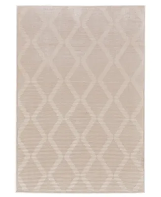 Feizy Prasad R3678 Cream 1'8" x 2'10" Area Rug