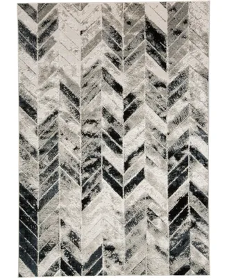 Feizy Micah R3048 Gray 5' x 8' Area Rug