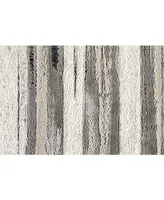 Feizy Micah R3049 Silver 2'10" x 7'10" Runner Rug