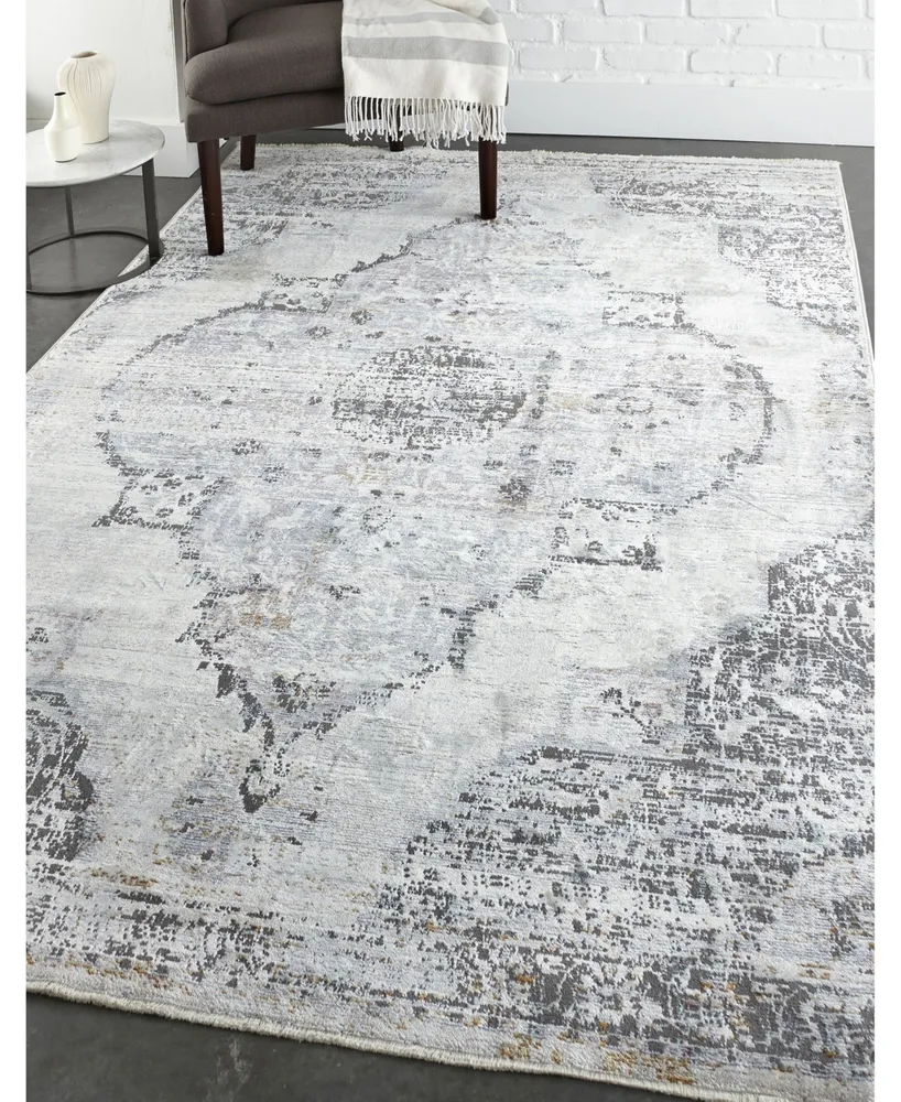 Feizy Cecily R3581 Cream 5' x 8' Area Rug