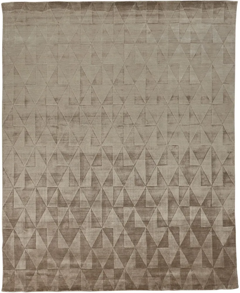 Feizy Gramercy R6335 Mocha 5'6" x 8'6" Area Rug