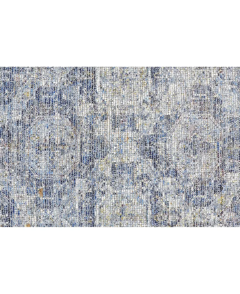 Feizy Caldwell R8804 Blue 7'6" x 9'6" Area Rug