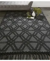 Feizy Phoenix R0807 Charcoal 5' x 7'6" Area Rug