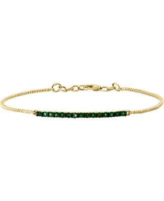 Lali Jewels Sapphire (5/8 ct. t.w.) Tennis Bracelet 14k White Gold (Also Ruby & Emerald)