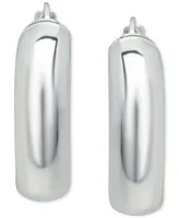 Giani Bernini Small Chunky Sterling Silver Hoop, 3/4", Created for Macy's