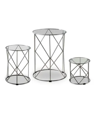 Canford 3-Piece Round Nesting Table Set