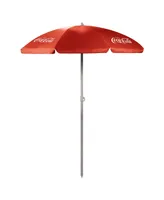 Oniva by Picnic Time Coca-Cola 5.5 Ft. Portable Beach Umbrella