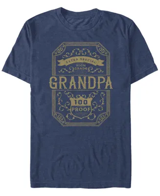 Fifth Sun Men's Extra Special Grandpa Bar Label Short Sleeve T-shirt
