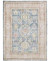 Amer Rugs Century Cen-15 Navy/ Pink 3'11" x 5'11" Area Rug