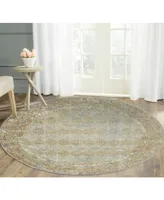 Amer Rugs Eternal Ete-16 Beige/Rust 6'7" Round Rug