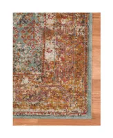 Amer Rugs Eternal Ete- Turquoise 7'6" x 9'6" Area Rug