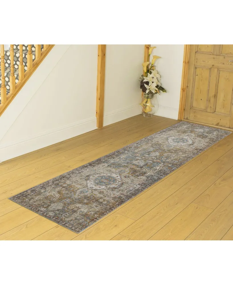 Amer Rugs Eternal Ete-11 Taupe 2'7" x 7'6" Runner Rug