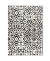 Nicole Miller Patio Country Danica 2A-6681- and Gray 6'6" x 9'2" Outdoor Area Rug