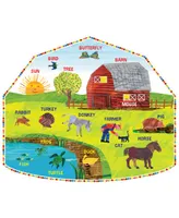 Briarpatch the World Of Eric Carle - Around the Farm 2-Sided Floor Puzzle